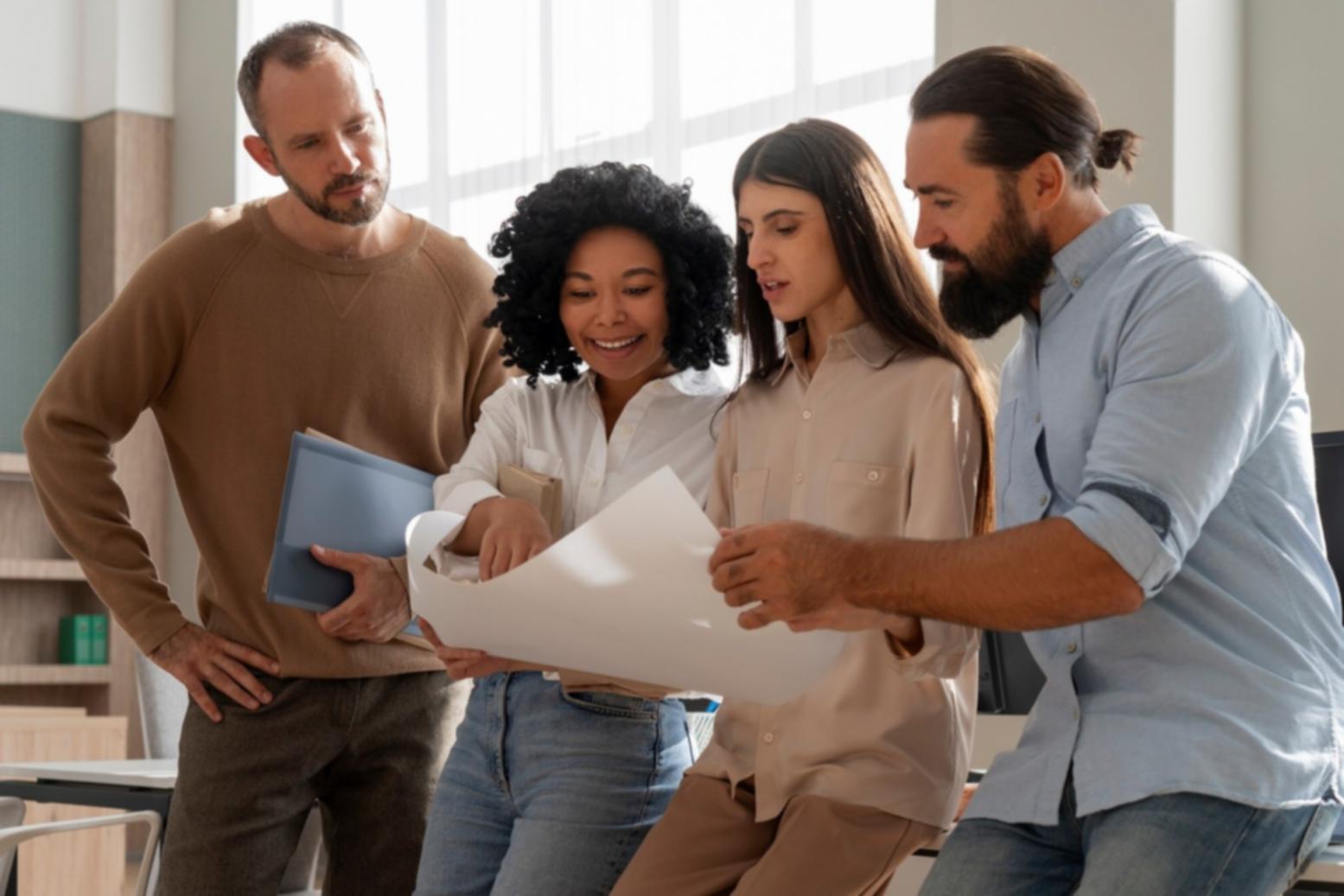 Professional consultation session discussing negotiation outcomes and strategic adjustments