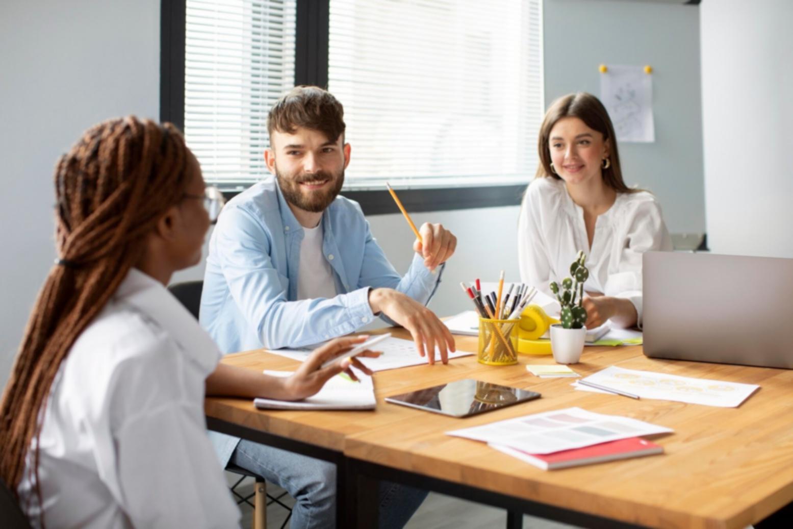 Collaborative business environment reflecting druenphoria's professional values and client-focused approach